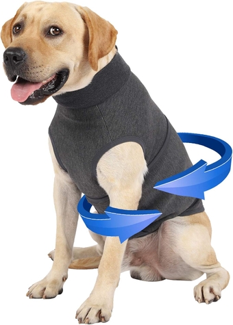 Dog Anxiety Jacket, Dog Coat Dog Anxiety Vest Jacket, Security Vest, Coat Anxiety Shirt for Dogs, Anxiety Jacket for Dogs, Dog Calming Vest for Small Medium Large Dogs (S)