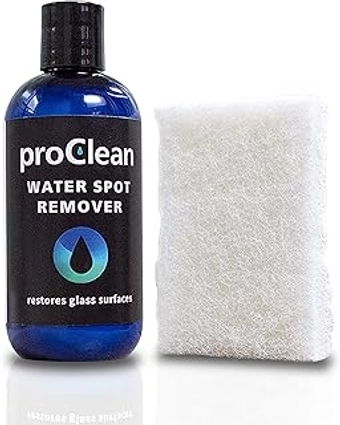 ProClean Hard Water Spot Remover Kit for Water Spots on Glass, Metal & More - Includes Applicator Pad - Water Sta...