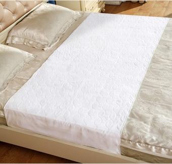 Washable Incontinence Bed Protector Pads - Reusable Waterproof Mattress Protector Pads with Tuckable Sides for Adult, Child, or Pet(Available on Both Sides with Tucks) (34 x 52 Inches)