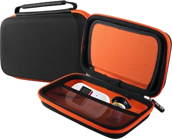 Travel Case for Diabetic Supplies, Storage Hard Pouch Organizer Bag for Glucose Meter, Insulin Pen Needles, Lancing Device, Test Strips, Alcohol Wipes, Tablets, Syringe, Diabetes Testing Accessories