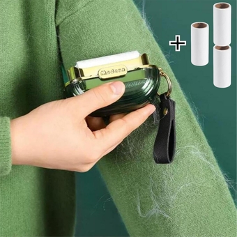Mini Lint Roller Double Sided Reusable Lint Rollers, Portable Lint Roller Pet Hair Remover, Travel Lint Roller Lint Roller Ball Reusable Lint Rollers for Pet Hair
