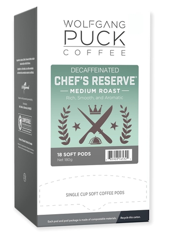 Coffee, Chefs Reserve, 9.5 Gram Soft Pods, 18 Count (Pack of 6)
