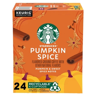 K-Cup Coffee Pods—Dark Roast Coffee—Roast for Keurig Brewers—100% Arabica— Essentially for Southern Basics (Pumpkin Spice)