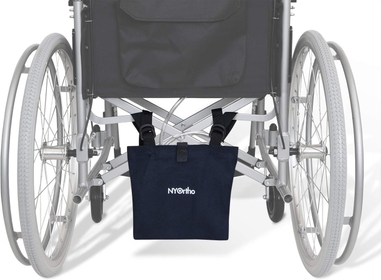 Urine Drainage Bag Holder - Privacy Canvas Covers with Adjustable Straps for Urine Bags, Nephrostomy Bags, Foley Bags, Catheter Bags - Hangs Discreetly Under Wheelchair, Geri-Chair, or Bed (1)