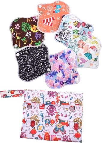 Towel Pad 1 Set Sanitary Napkin Reusable Sanitary Pads Nonslip Panty Liners Sanitary Pads Washable Incontinence Pads Light Incontinence Pads Use Pad Fiber Mother Household