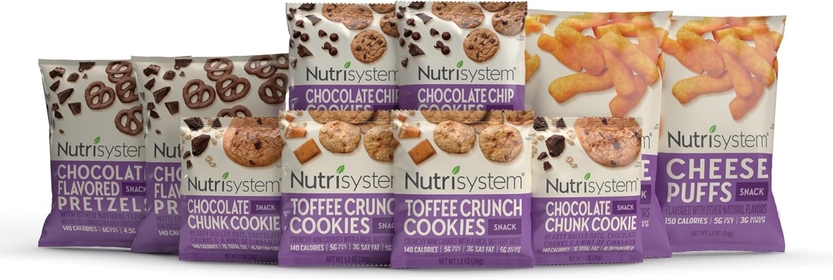 ® Movie Night Chocolate Chip Cookies and Cheese Puffs, Helps Support Weight Loss - 10 Count
