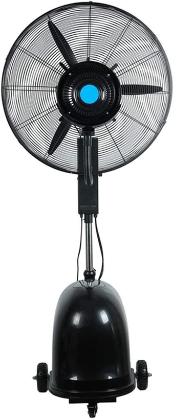 Large Pedestal Fan, Industrial Spray Fans,Misting Humidification Water Cooling Commercial Stainless Steel Spray System