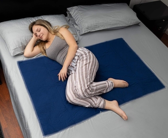 Waterproof Mattress Pad, Dark Colored to Hide Stains, Extra Large 34 x 54 – Quilted, Bed Pad for Incontinence Washable, for Adults and Kids Reusable Underpad