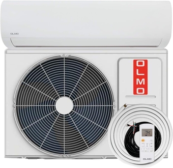 Alpic 12,000 BTU, 208/230V Ductless Mini Split Air Conditioner Heat Pump with 16ft Installation Kit