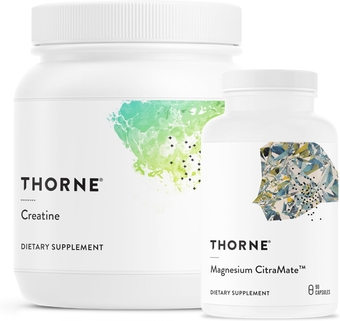 Magnesium CitraMate & Creatine Performance Combo - Essential Support for Energy, Muscles, and Cognitive Function - 90 Servings