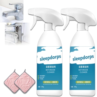 Sleepdrops Bathroom Cleaner, Sleepdrops Glass Cleaner, Sleep Drops Shower Cleaner, Sleep Drops Bathroom Cleaner, Sleep Drops Hard Water Cleaner, All-Purpose Bathroom Descaler Spray (2)