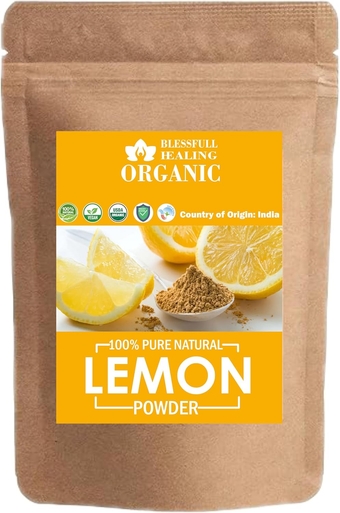 Organic 100% Pure Natural Lemon Powder | 100 Gram / 3.52 oz