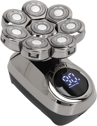 Electric Shavers for Men, Bald Head Shavers, IPX7 Waterproof Electric Shaver with Dual Blades, Flexible Blade, Self Grinding, USB Charging, Grooming Kit, Wet and Dry