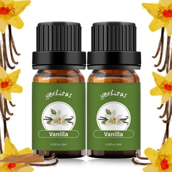 2 Pack Vanilla Essential Oil for Skin, Diffuser Organic 100% Pure Vanilla Aromatherapy Oil Vanilla Fragance Oil