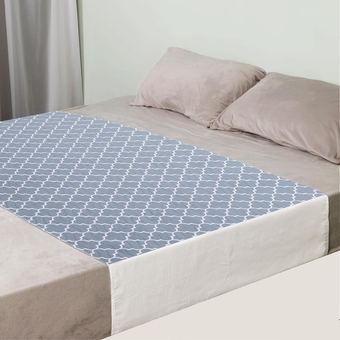 ® Saddle Style Bed Pad with Tuck-in Sides, Absorbent Waterproof Washable and Reusable Incontinence Underpad,Premium Quilted Tuckable Mattress Protector for Adult, Toddler,Pet(34"X76",Gray)