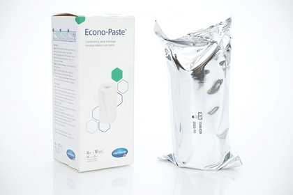 HARTMANN CONCO Econo-Paste IMPREGNATED CONFORMING Dressing, 4" X 10YDS, Cotton, ZINC Oxide Paste, Non STERILE, 47400000 (Case of 12)