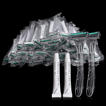 (200 Pack) Disposable Razors,Disposable Razors Men,Twin Blade Disposable Razors,Razors For Men Disposable,Men's Disposable Shaving Razor,Disposable Razors Bulk,Individually Wrapped Razor-White