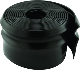 Garage Door Weatherstrip, 1-3/8 x 16 Feet, Vinyl Construction, Black, Pack of 1