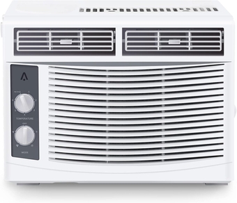 5000 BTU Window Air Conditioner, Window AC Unit with Easy-to-Use Mechanical Controls and Reusable Filter, Efficient Cooling for Smaller Areas, Cools 150 Sq.ft, 110-115V