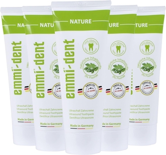 Ultrasonic Toothpaste with Nano-Bubbles (Nature Extra Mild with no Fluoride, 5 Pack)