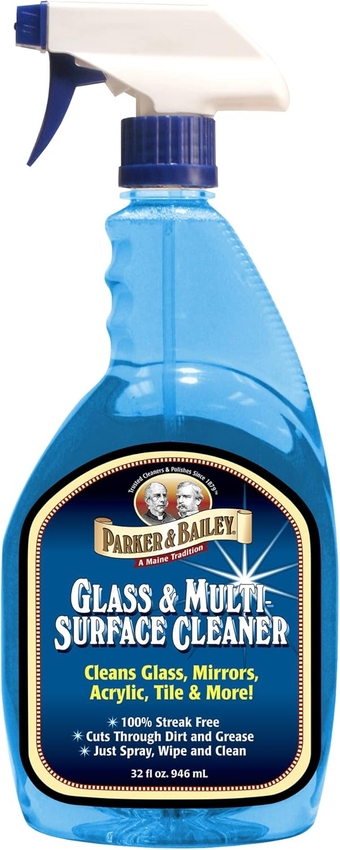&  Glass & Multi-Surface Cleaner - Glass Cleaner Spray Multi Surface Cleaner Cleaning Spray Mirror Cleaner Tile Cleaner Bathroom Cleaner Multipurpose Cleaning Supplies, 32 Oz