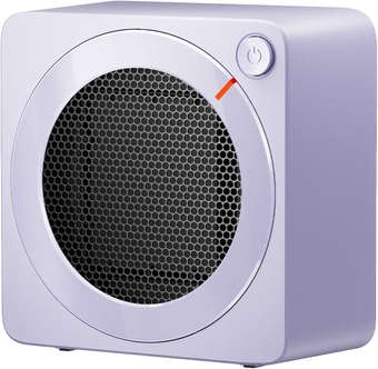 GAIATOP Space Heater, 500W Energy Efficient Space Heaters for Indoor Use, PTC Ceramic Fast Heating Electric Desk Heater, Overheating & 45°Tip-Over Protection Portable Mini Heater for Office (Purple)