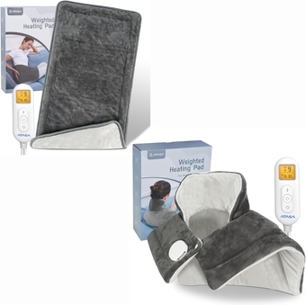 Weighted Heating Pad and  Weighted Heating Pad for Neck and Shoulder Bundles
