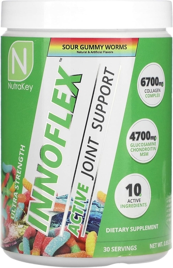 Innoflex Glucosamine with Chondroitin, Msm, Hyaluronic Acid and Collagen