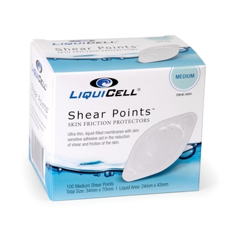 LiquiCell Shear Point Bandages, CPAP Nasal Pads, Box, 100 Bandages, Medium