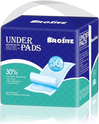 Incontinence Bed Pads Disposable Underpads for Adults, Children and Pets,Absorbency Disposable Bed Pads for Incontinence (36Lx23W,30Pads)