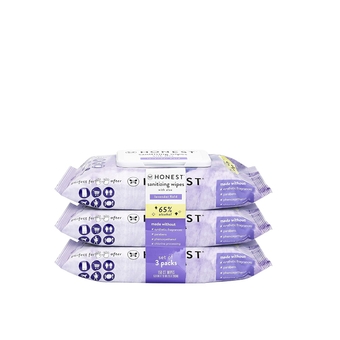 Sanitizing Alcohol Wipes | Kills 99% of Germs, Made With Aloe | Lavender, 150 Count (3 Packs of 50)