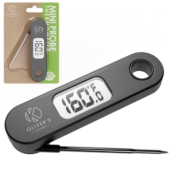 ® Instant Read Digital Meat Probe Thermometer - Super Fast & Accurate - Simple & Easy to Read & Use Large LCD Display - for Grilling, BBQ, Cooking, Baking and More