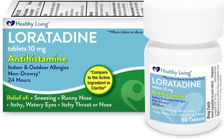 Non-Drowsy Allergy Relief Antihistamine Loratadine Tablets 10mg, 90 Count