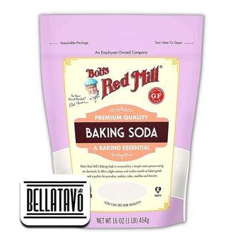 Gluten Free Baking Soda Bundle. Includes 1-16 Oz Resealable Bag of Bobs Red Mill Baking Soda. Bobs Red Mill Baking Soda is Certified Gluten Free, Non GMO & Kosher Comes with a  Fridge Magnet!