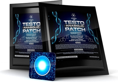 Patch : Advanced sterone Booster Patch for Muscle Growth & Strength (30 Patches : 1 Month Supply)