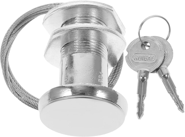 1 Set Flap Door Lock Opener Garage Door Release Lock Garage Door Parts Garage Door Handle with Lock Garage Door Lock Kit Lock Out Kit Vault The Cross Steel Wire Drawstring