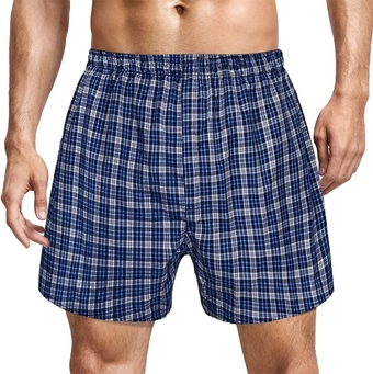 Washable Incontinence Underwear for Men Leak Proof Underwear with Fly Opening and Absorbency Pads Reusable Mens Incontinence Underwear Urinary Protective Boxer Briefs for Overnight,L(29-33in)