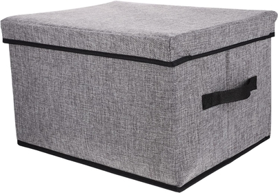 Box Storage Box Bedding Comforters Storage Large Capacity Organizer Under Bed Storage Foldable Storage Organizer Table Storage Baskets Cube Quilt Imitation Linen Storage Rack