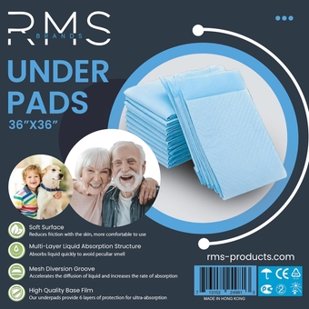 Pack of 200 Disposable Underpads 36 X 36 Ultra Soft 6-Layer Protection Leak Proof Heavy Absorbency Incontinence Chux Pads for Babies, Kids, Adults & Elderly (36X36 - Heavy- 200 Pack)