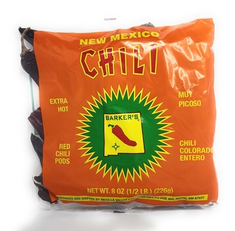 Extra Hot Red Chili Pods From Hatch, New Mexico - 8 Ounce