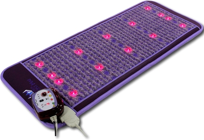 Ereada Infrared  Mat - Purple 60" L x 24" W (150x60 cm) - 86-158°F (30-70°C) FIR Heating Pad - Natural Crystals - Photon Red Light - Negative Ions - Magnetism - Original Korean Manufacturer