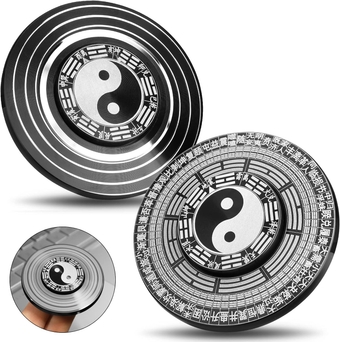 Cool Zodiac Fidget Hand Spinner Tai Chi Spiner for Kids Adults- Sensory Handheld Finger Toys Fidgets for Sensory Anxiety Stress Relief, Quiet Desk Toys for School Home Office (2 Pack)