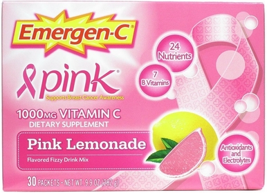 ALACER CORP., Emergen-C Health And Energy Booster Pink Lemonade 30/Pk12