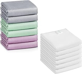 Easy Clean Streak Free Nanoscale Fish Scal Microfiber Window Glass Mirrors Stainless Steel,Cleaning Cloth, Steam ...