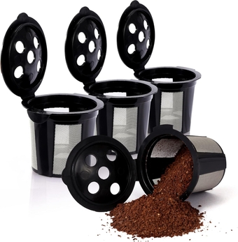 Reusable K Cups for Keurig Supreme, K Supreme Plus and K Slim by PureHQ - Refillable Kcup for Keurig Supreme Coffee Maker - MultiStream Coffee Pods Filter - 4 Pack