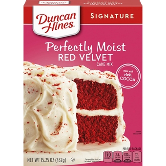 Signature Perfectly Moist Red Velvet Cake Mix, 15.25 Ounce (Pack of 12)