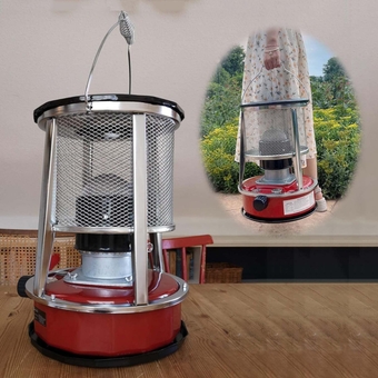 Space Heaters Efficient Kerosene Heater Heating Tent Heaters,home Kerosene Stove 4.6L/red 6L/white Patio Emergency Oil Heater Without Electricity (Size : 4.6L/Red)