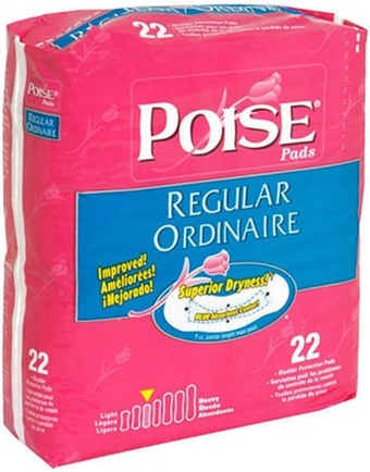 Regular Absorbency Pads - 22 ea