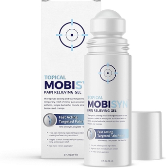 Topical Joint Relief Roller with Methyl Salicylate & Menthol, Glucosamine, 3 oz. Arnica Gel