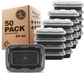 1-Compartment, 50 Pack, 24 ounce